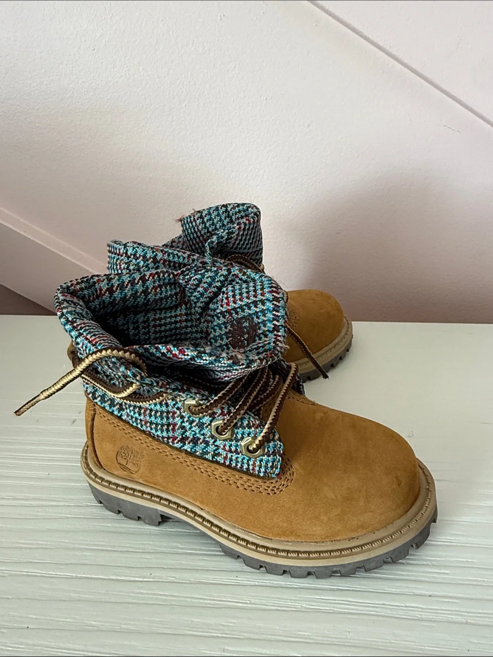 Timberland Slouch Toddler Flannel Boots